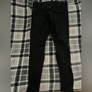 Mens Black Denim Jeans. Size 34